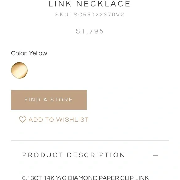 Shy Creation 14K Gold Necklace - Picture 5 of 6